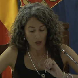 La portavoz del Grupo Socialista en el Cabildo de Lanzarote, Ariagona González 