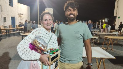 Fiestas de Caleta Caballo con la procesión de La Lapa