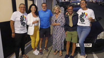 Fiestas de Caleta Caballo con la procesión de La Lapa