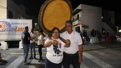 Fiestas de Caleta Caballo con la procesión de La Lapa