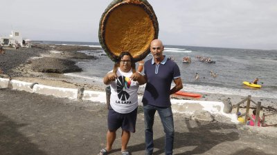 Fiestas de Caleta Caballo con la procesión de La Lapa