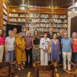 Los ganadores y los jueces en el certamen de Poesía Esperanza Spínola en Teguise