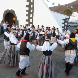 La agrupación Folclórica Guanapay de Teguise en Tahíche