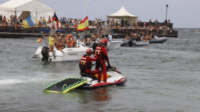 Procesión del Sagrado Corazón de María en Famara (Fotos: La Voz)