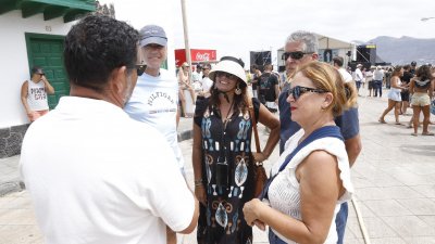 Procesión del Sagrado Corazón de María en Famara (Fotos: La Voz)