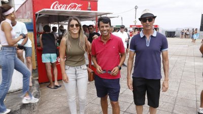 Procesión del Sagrado Corazón de María en Famara (Fotos: La Voz)