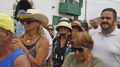 Procesión del Sagrado Corazón de María en Famara (Fotos: La Voz)