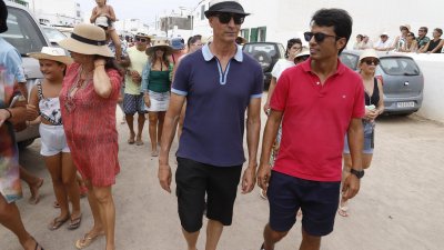Procesión del Sagrado Corazón de María en Famara (Fotos: La Voz)
