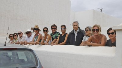 Procesión del Sagrado Corazón de María en Famara (Fotos: La Voz)