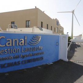 Oficina central de Canal Gestión, empresa encargada de la gestión del agua en Lanzarote. Foto: José Luis Carrasco.