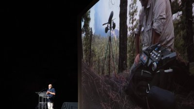 Proyección de 'Lanzarote, 'Reserva de la Sonosfera'