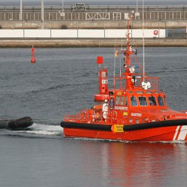 Salvamento Marítimo en Puerto de Naos, Lanzarote (Foto de archivo: José Luis Carrasco)