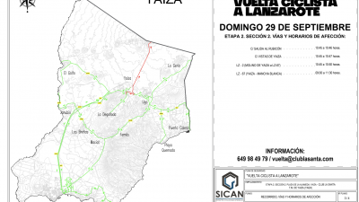 Consulta los cortes de carreteras a causa de la Vuelta Ciclista a Lanzarote