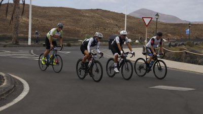 II jornada de la I Vuelta Ciclista a Lanzarote (Fotos: La Voz)
