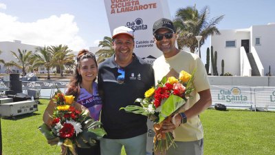 II jornada de la I Vuelta Ciclista a Lanzarote (Fotos: La Voz)
