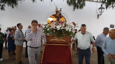 Procesión en honor a San Miguel Arcángel. Fotos: La Voz