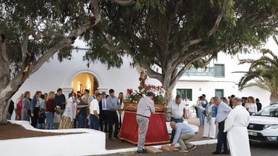 Procesión en honor a San Miguel Arcángel. Fotos: La Voz