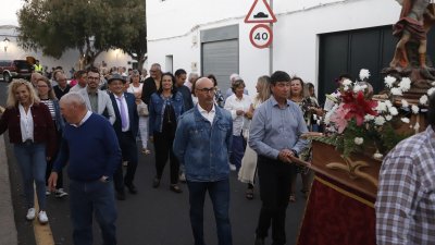 Procesión en honor a San Miguel Arcángel. Fotos: La Voz