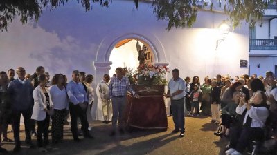 Procesión en honor a San Miguel Arcángel. Fotos: La Voz