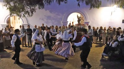 Procesión en honor a San Miguel Arcángel. Fotos: La Voz