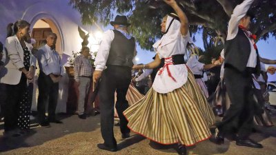 Procesión en honor a San Miguel Arcángel. Fotos: La Voz