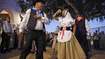 Procesión en honor a San Miguel Arcángel. Fotos: La Voz