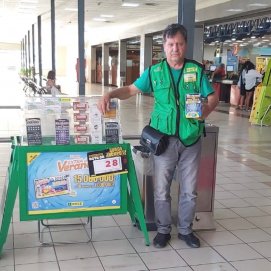El vendedor de la ONCE José Orlando Guerra Mena