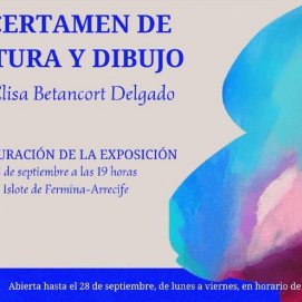Cartel de la 'IV muestra del certamen de pintura Elisa Betancort Delgado'