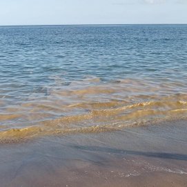Mancha en la playa de La Concha