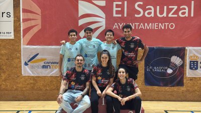El Auria Bádminton Club consigue dos medallas en el Campeonato de Canarias Absoluto