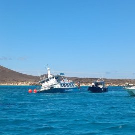 Imagen barco hundido (Foto: La Voz)