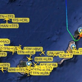 Desvío de avión a Lanzarote por ocho pasajeros violentos 
