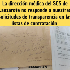 El comunicado de la Asociación de Médicos de Atención Primaria de Canarias publicado en Facebook
