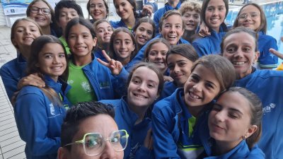 El CD de Natación Pingüinos de Arrecife arrasa en el Campeonato Regional de Natación Artística