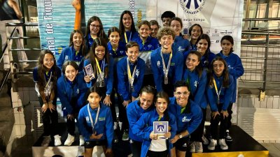 El CD de Natación Pingüinos de Arrecife arrasa en el Campeonato Regional de Natación Artística