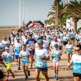La carrera 'Fisiosan' en Playa Honda