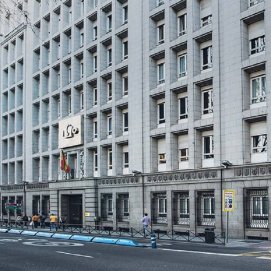 Fachada del Instituto de Crédito Oficial en Madrid, organismo que gestionará la financiación.