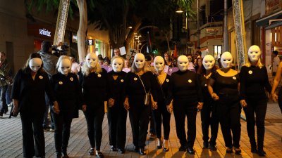 Manifestación víctimas de violencia de género