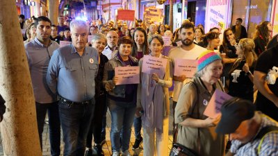 Manifestación víctimas de violencia de género