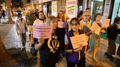 Manifestación víctimas de violencia de género