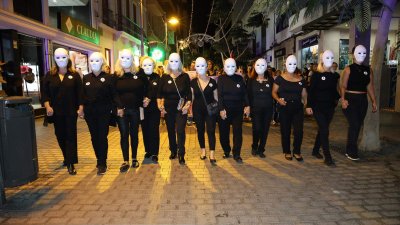 Manifestación víctimas de violencia de género