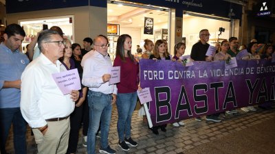 Manifestación víctimas de violencia de género