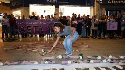Manifestación víctimas de violencia de género
