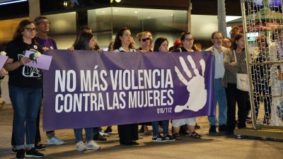 Manifestación víctimas de violencia de género