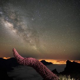Nube de Magallanes fotografiada por el lanzaroteño Juan Méndez