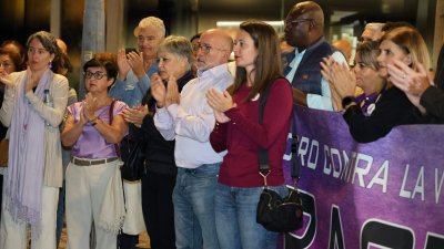 Manifestación víctimas de violencia de género