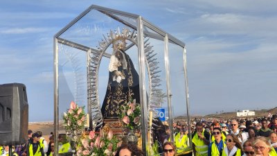 Bajada de la Virgen de Los Dolores Fotos: Juan Mateos/La Voz