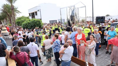 Bajada de la Virgen de Los Dolores Fotos: Juan Mateos/La Voz