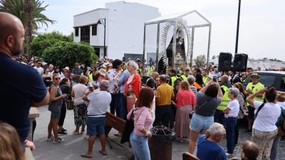 Bajada de la Virgen de Los Dolores Fotos: Juan Mateos/La Voz