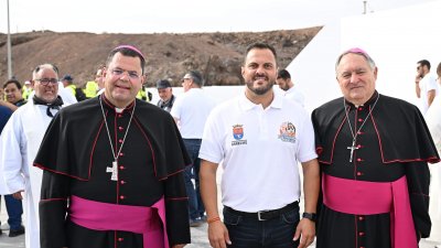 Llegada de la Virgen de Los Dolores a Arrecife